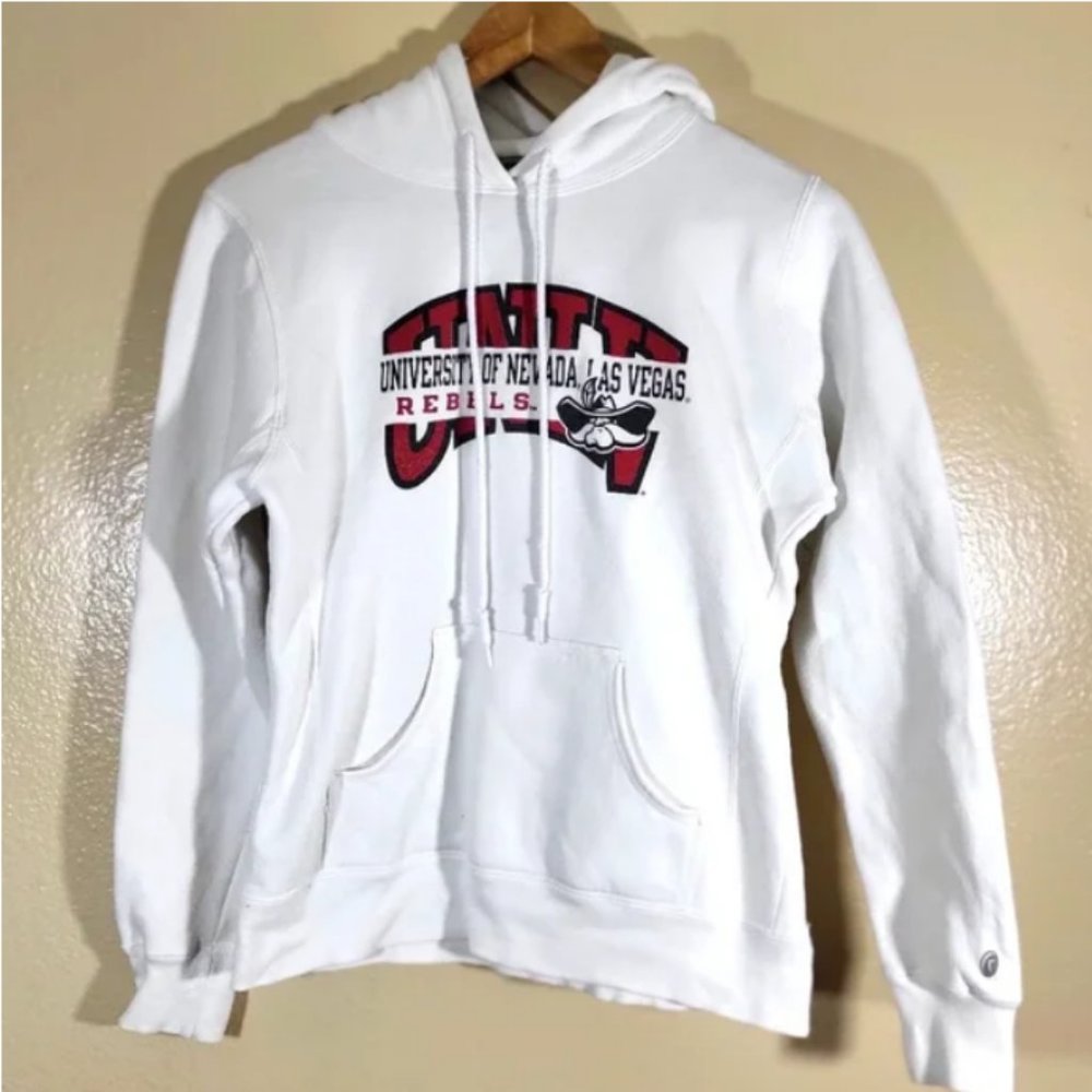 UNLV Runnin' Rebels Vintage White Hoodie